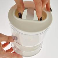 Juego De Botellas De Vidrio Para Ensalada Con Desagüe Y Estilo Japonés Jarra De Ajo Con Flip Y Estrainer Diseño De Horloge Para Olivas Y Alimentos En General - details 9