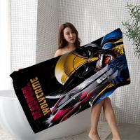 Toalla De Baño Grande Y Absorbente De Microfibra D-Deadpool Y W-Wolverine 2023 Para Playa Y Piscina Secado Rápido Tamaño 76x182 Cm - details 5