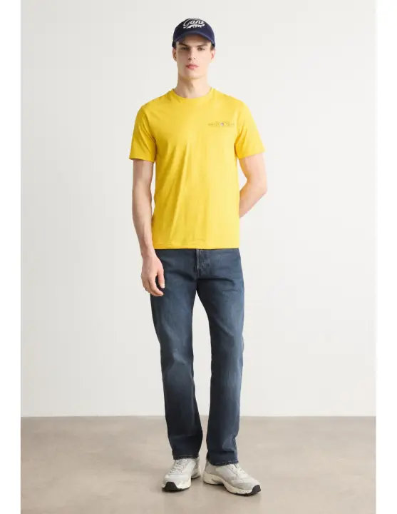 GANT GANT PRINTED GRAPHIC CAMISETA DAFFODIL YELLOW - 1