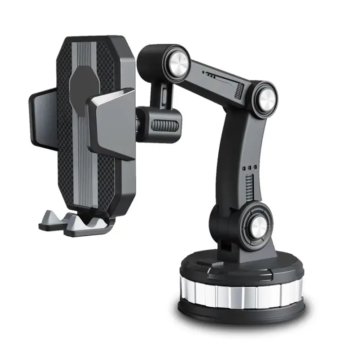 Soporte para teléfono celular para automóvil Soporte para teléfono celular para automóvil a nivel Soporte para teléfono celular para automóvil 3 en 1 Soporte para ventilación y ventosa Protección 100% cont （X0566 púas） - 1