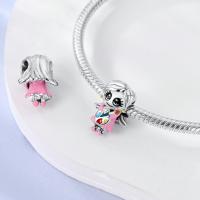 Encantos De Pareja De Niño Y Niña Platinados Con Circonia Para Pulsera O Collar Joyería Para Mujer Pendiente Clásico De Moda Vintage Romántico - details 149
