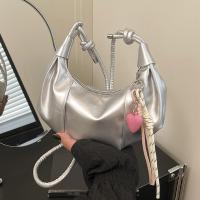 Bolso De Hombro Para Mujer Elegante Bolso De Mano Trendy Cruzado Minimalista Chic Para Diario Y Noche Con Cadena Bolsos De Viaje De Diseñador - details 0
