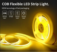 Tira De LED COB Flexible 24V 12V 8mm 320LEDs/M 3000K 4000K 6000K Decoración De Habitaciones 1M 5M 10M No Impermeable Para Sala De Estar - details 1