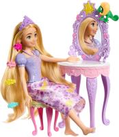 Mattel Disney Princesa , muñeca Rapunzel con ropa y tocador con 10 accesorios y su mascota Pascal  +3 años Mattel HLX28 - details 3