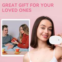Espejo Pequeño con aumento de 1X/3x with Luz, Espejo Pequeño portátil que Cabe En El Bolso y el Bolso, artículos Esenciales de viaje Perfectos y Regalos para Mujeres (Blanco) - details 2