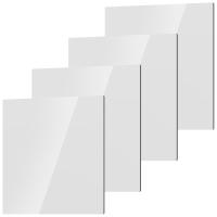 Juego De 4/8 Piezas De Espejos Acrílicos Adhesivos Self Adhesive 2mm Espesos Flexibles Y No Rompibles Paredes De Espejos Cuadradas - details 8