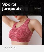 Soutien-gorge Push up Respirable Para Mujeres Deporte Running Yoga Fitness Transpirable Y Elástico Underwear Deportivo - details 0