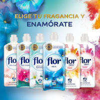 Flor Azul Suavizante Concentrado para la ropa 312 lavados (4 botellas de 78 lavados) - details 0