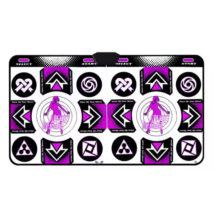 Tapete de Baile electrónico Extra Grande Mejorado, Tapete de modo simple y Doble, Tapete de juego de Música de Baile con Luz LED, juego de Desafío Como Gift de cumpleaños para niños, niños y niños de 3 a 12 años - 1