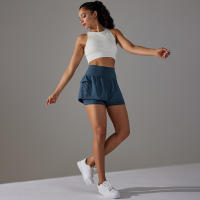 Shorts Deportivos De Mujer Para Gimnasio Y Tenis Con Bolsillos Pantalones Elásticos De Yoga Y Golf Entrenamiento Correr - details 43