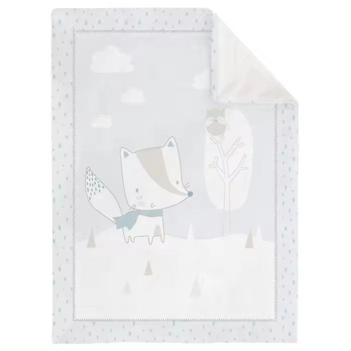 Manta de bebé super suave 110x140cm Kikka Boo Little Fox - 1