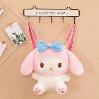 Muñeca De Peluche Sanrio 32CM Cinnamorol Kawaii Bolsa De Hombro Monedero Para Niñas Regalo De Cumpleaños Con Estilo De Kuromi - details 5