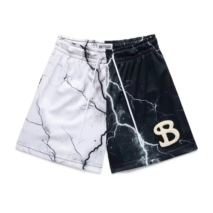 Shorts De Baloncesto De Malla Para Hombre Verano 2025 Ropa Deportiva De Secado Rápido Moda Casual Running Playa Shorts - 1