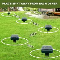 Repellente De Ratones Ultrasonido Solar Con Silbato Integrado Repelente Electrónico LED Para Jardín Y Pradera Repelente De Serpientes De Cría Al Aire Libre - details 5