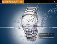 Reloj De Pulsera Masculino CURREN De Moda Simple Con Correa De Acero Inoxidable Resistente Al Agua Calendario Y Estilo De Negocios - details 7