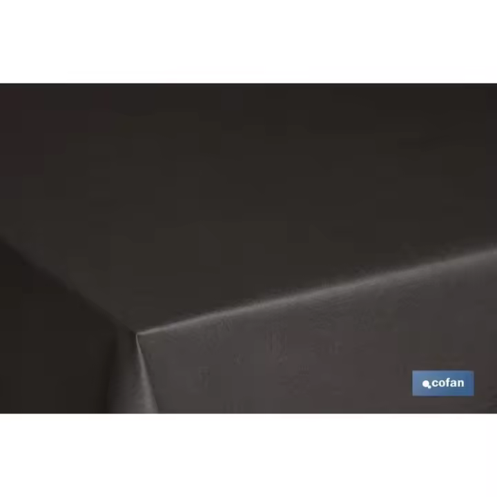Mantel antimanchas resinado 1,40 x 1,80mt 50% alg 50% pol.negro - 1