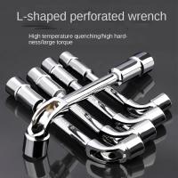 Juego De 7 Piezas L Llave De Fijación Angulada Con Agujero Transversal L Llave De Fijación Angulada Para Automóvil Herramienta De Reparación De Tubos - details 1
