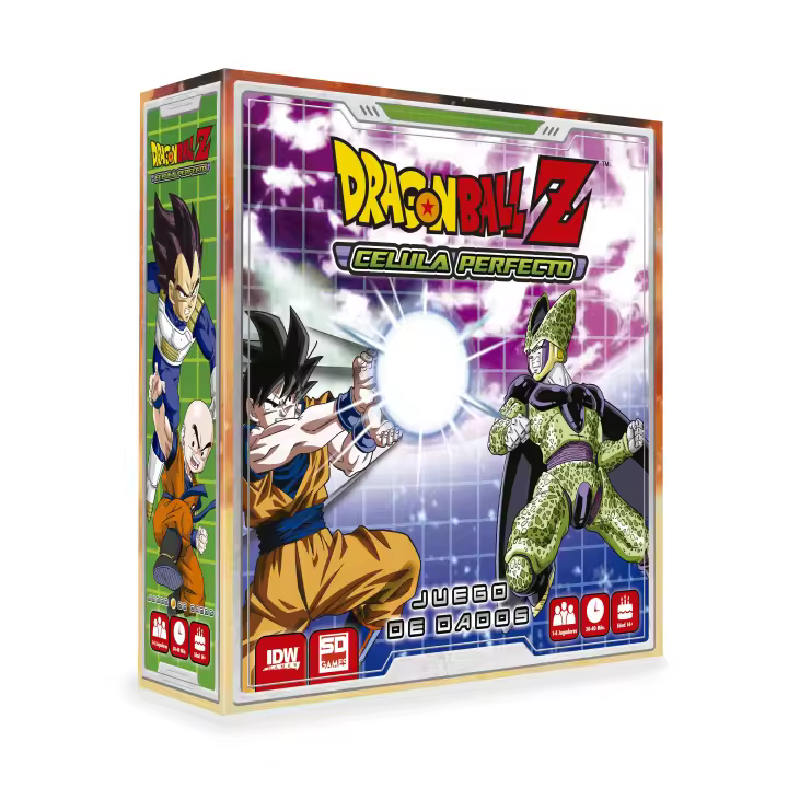 SD GAMES - Juego de Tablero Dragon Ball Z - Celula Perfecto - Estrategia - 24x24x7cm - 1