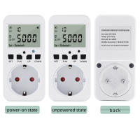 Tomacorriente Digital Multifuncional Con Temporizador Ciclo Programable Enchufe De Salida Con Interruptor 120V-60Hz 15A Con Enchufe UK/US/FR/EU - details 1