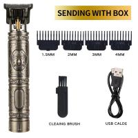 Afeitadora Eléctrica Profesional Para Hombres Trimmer De Pelo Recortadora De Barba Corte De Pelo Para Barbero Tiempo De Uso 40 Minutos Recarga Rápida 2.5h - details 5