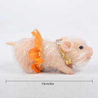 Muñeco De Silicona De Cerdo Miniatura 6 Pulgadas Realista Juguete De Cerdo Lechuzo Interesante Set De Muñeco De Cerdo Silicona Completo - details 7