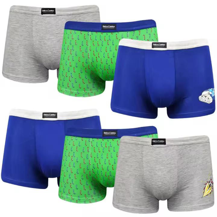 DOUBLE M Pack 6 Calzoncillos Suaves, Ropa Interior Niño Hipoalergénica y Absorbente, Pack 6 Calzoncillos Suaves - 1