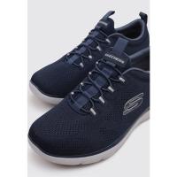Skechers SUMMITS - LOUVIN Deportivas Planas Hombre Azul - details 1