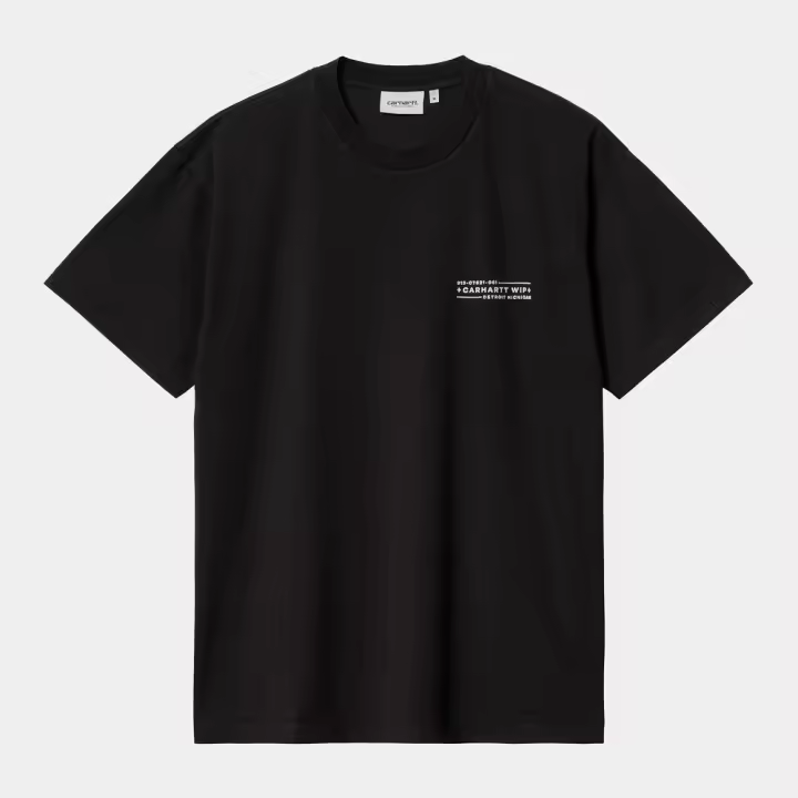 Camiseta Negra Carhartt Stamp T-Shirt Black - 1