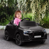 HOMCOM Coche Eléctrico Infantil +3 Años Licencia Audi RS Q8 con Batería 6V 2 Motores Mando a Distancia Música MP3 Bocina y Luces Velocidad Máx. 3km/h 101x62x51 cm Rosa/Negro - details 1