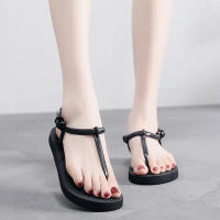 Sandalias Cómodas, Elegantes y Versátiles, Hebilla Ajustable en Laterales, Tiras en Forma de  con Acabado Metálico, Suela Antideslizante,Sandalias mujer,Adecuado para ir de compras y pasear en verano. - details 2