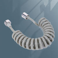 Tubo De Showers De Plástico Flexible Para Baño Y Inodoro Con Reglamento Anti-enredo Longitud 2/3/4 Metros Para Rojinegro - details 1