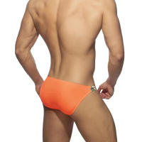 Bikini De Push up Para Hombres Briefs De Natación Sexy Mini Trunks De Baño Cortos De Playa Brasileños Desmiitizados Monocromáticos Talla Verdadera Neopreno Y Poliéster - details 9