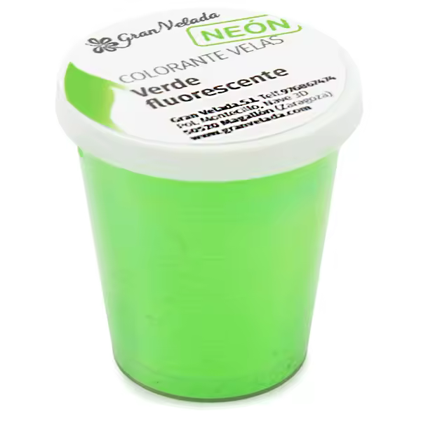 Colorante Verde Neón para Velas en Polvo - 1