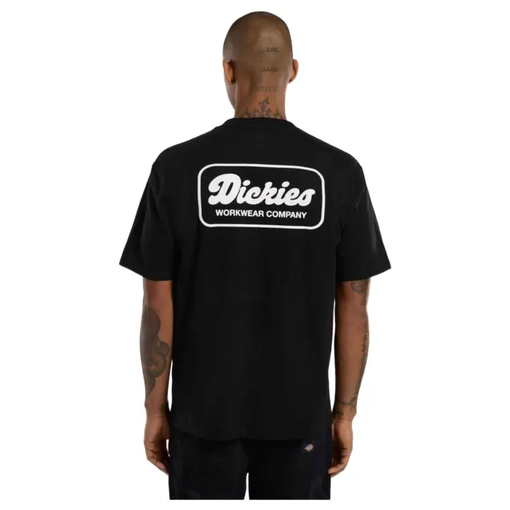 Camiseta de Manga Corta Dickies Lewistown para hombre en color negro - 1