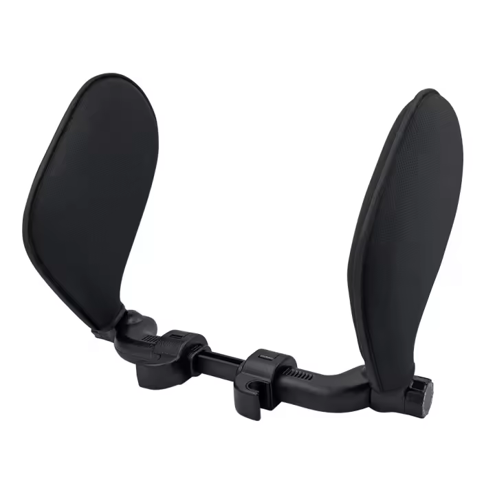 Retractable Headrest, Car Seat Side Headrest Car Headrest, Leather Headrest, Car Seat Side Headrest for Adults Children, Retractable Car Headrest Black - 1