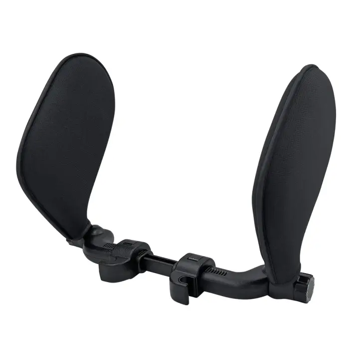 Retractable Headrest, Car Seat Side Headrest Car Headrest, Leather Headrest, Car Seat Side Headrest for Adults Children, Retractable Car Headrest Black - 1