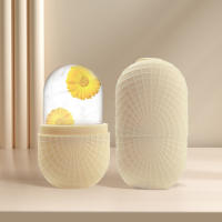 Rodillo De Hielo Para Cara Y Ojos Silicone Herramienta De Cuidado Facial Reutilizable Y Sellada Para Refrescar Y Fortalecer La Piel - details 0