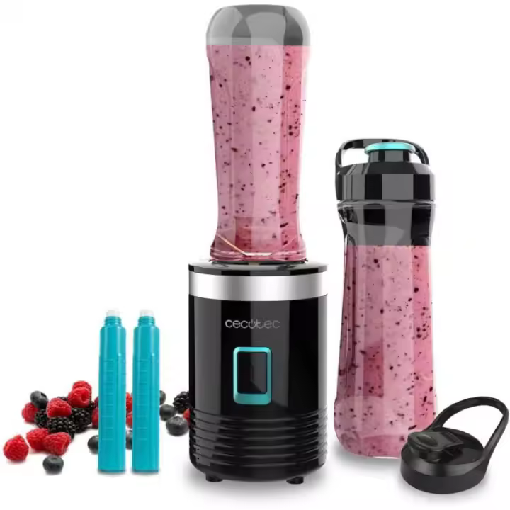 Cecotec Batidora de vaso individual Power Titanium 350 EasyGo - 1