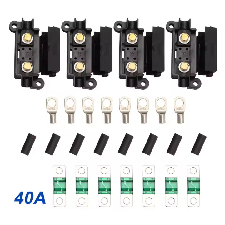 Kit De Fusibles MIDI 40A Con Soporte Para 7 X 40 AMP Para Coches Con Dos Baterías Accesorios Para Redarc BCDC 4 Unidades - 1