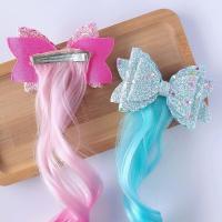 6 Piezas Extensiones de Paco, Velo Postizo para Trenzas,Mechas Melo, Trenzas de Colores para el pelo Niña Extensiones - details 2