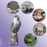 Estatua De Águila Simulada Decoración Para Sala De Estar Y Jardín Artefactos Artificiales De Animal Para Patio Porche Jardín - details 2