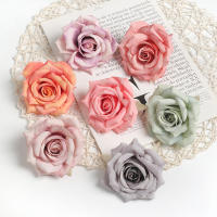 3/5Pcs Rosas Artificiales De Seda Para Decoración De Sala De Estar Cocina Bodas Jardines Fiestas DIY Corona Regalos Accesorios - details 1