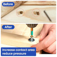Juego De 180 Piezas De Anillas Planas Y Anillos De Acero Inoxidable Para Fijación De Componentes Kit De Guarniciones M2-M10 Para DIY De Madera - details 2