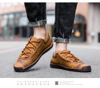 Mocasines De Cuero Para Hombre Zapatos Casuales Cómodos Y Transpirables Con Suela De Goma Sapato Masculino Swenxun - details 10