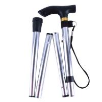 Palo De Camuflaje Unisex Para Senderismo Camping Montañismo Telescopio Batón Plegable Manzana Antideslizante Aluminio T-Manija - details 1