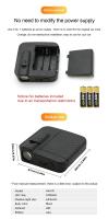 Luz De Bienvenida LED Universal Para Coche Con Proyección De Alas Ángeles Sensibilidad Adhesiva Iluminación De Suelo Con Logo 12V ABS - details 4