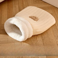 Saco De Dormir Para Perro Y Gato Con Agujero Cálido Y Protegido Contra El Viento Tamaño De La Cama De Algodón 100% Para Otoño E Invierno - details 2