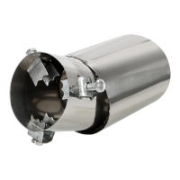 Pipe De Escape Para Coche Redondo Universal Muffler De Acero Inoxidable Accesorio De Coche 1PCS Posición De Montaje En La Parte Trasera - details 3