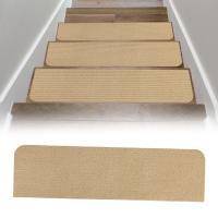 Alfombra Antideslizante Para Escaleras Interior 30x8in Mates Para Pasos De Madera Alfombrilla Para Perros Niños Ancianos - details 3