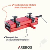 AREBOS Elevador para moto Plataforma elevadora para motocicletas Posicionador - details 21